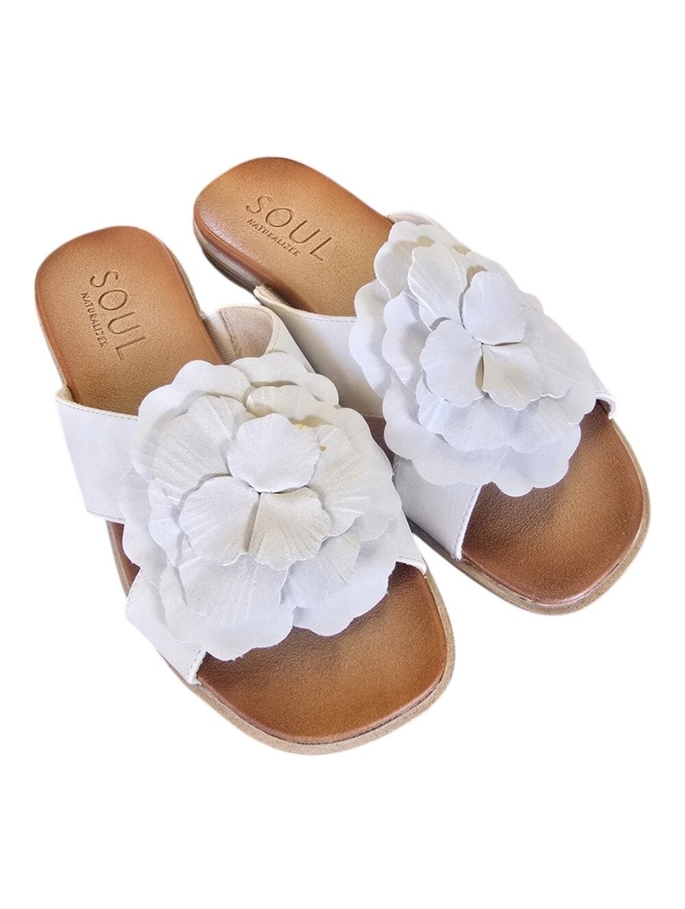 SOUL Naturalizer Joyful Floral Comfort Slide Sandals